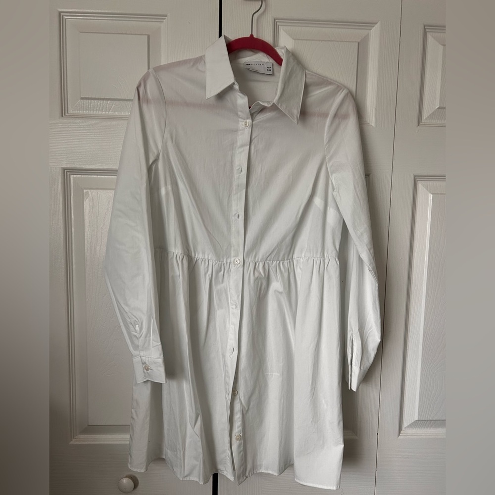 ASOS long sleeve shirt dress NWOT